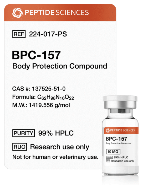 BPC-157 10mg Kopen | Peptide Sciences | 99% Purity